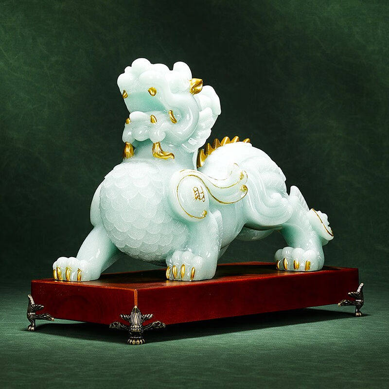 鑫大华威（xindhw）大气招财玉石貔貅摆件貔恘皮丘天禄开业家居客