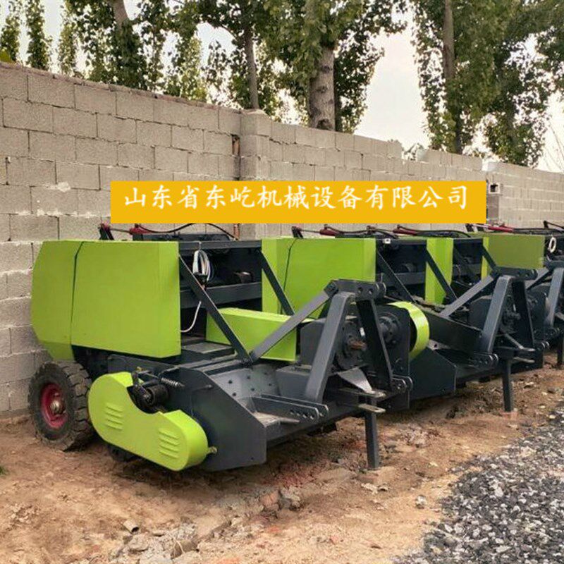 高档麦秆打捆机青贮包膜机捡拾秸秆粉碎打捆机小型圆捆农用捆ins