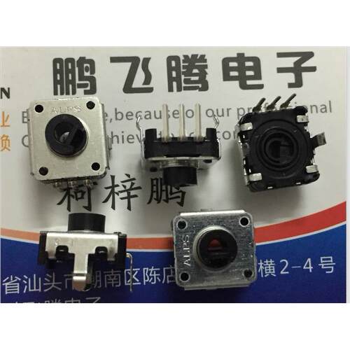 日本ALPS EC12E2420301贯通轴旋转编码器开关24定位数 脉冲轴3.5