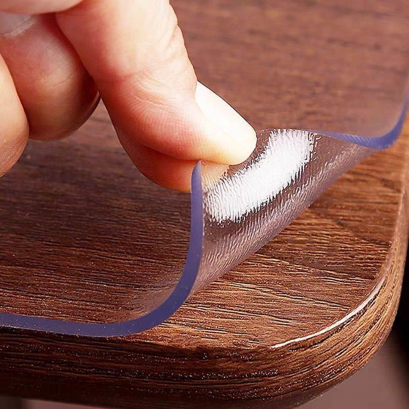 可定制透明PVC桌垫软玻璃桌布防水防烫防油餐桌长方形茶几无味