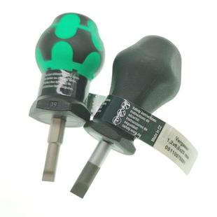 德国维拉WERA 短柄一字螺丝刀335S -0.6*3.5 4.0  5.5 6.5 8*25mm