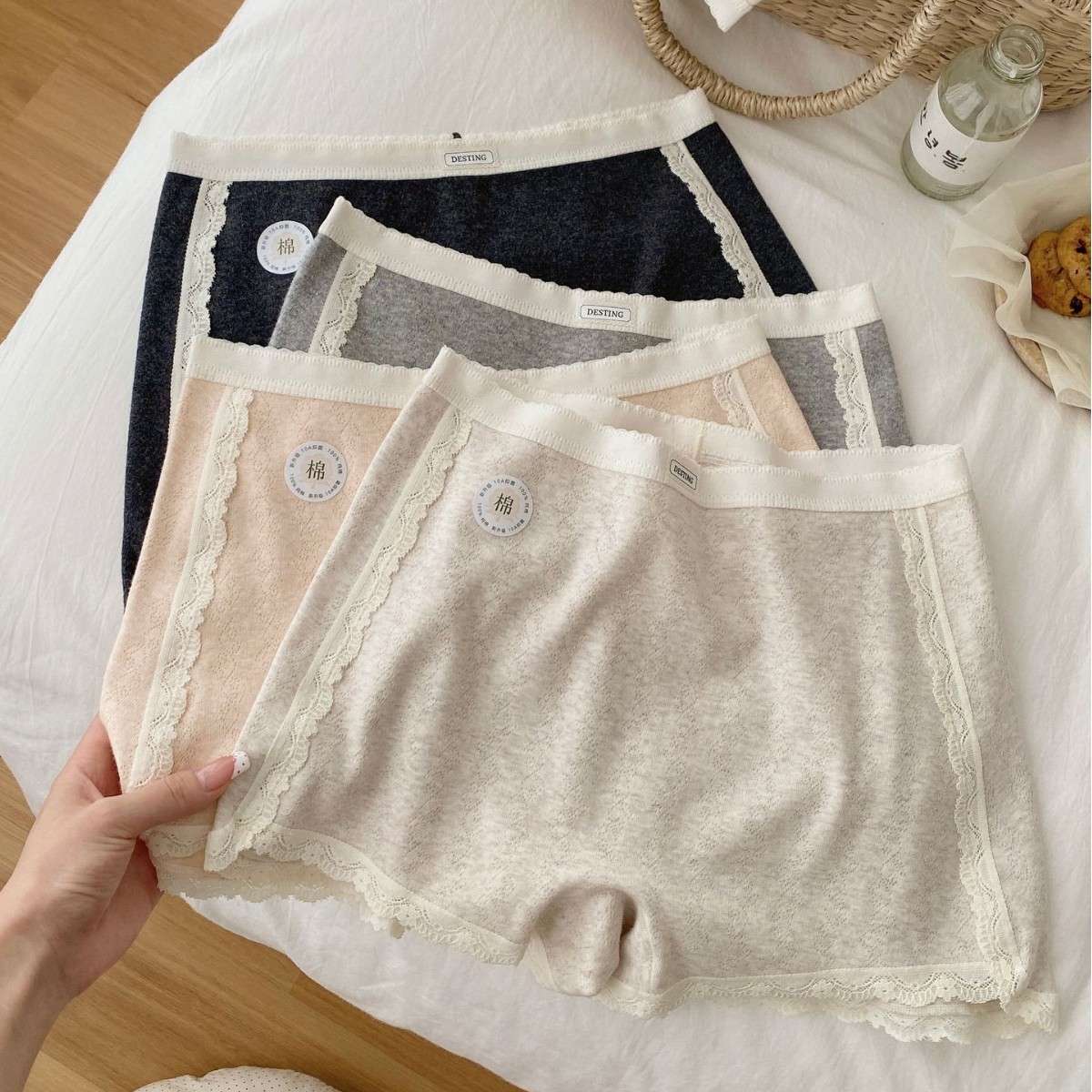 纯棉百搭3in1安全裤防走