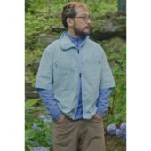 Shirt WtW JKT Garment Dyeing 成衣染泡泡纱短袖 多袋衬衣外套