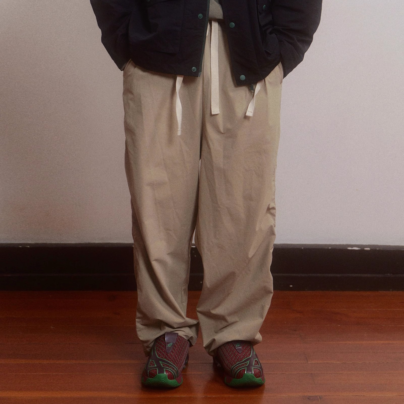 WtW 轻质尼龙超宽轻松裤 Tech Wide Easy Pants