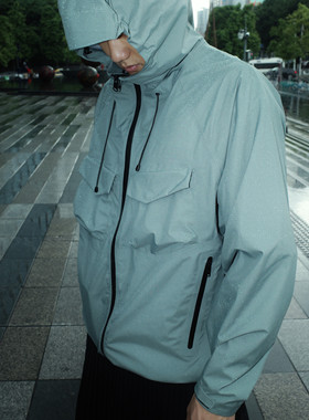 WtW 440g 轻量防水 22000 透气10000 徒步冲锋衣 3L