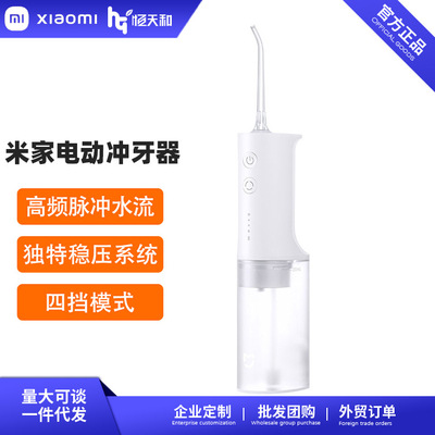 小米米家电动冲牙器家用便携冲牙器F300口腔洁牙洗牙器4种喷嘴F40