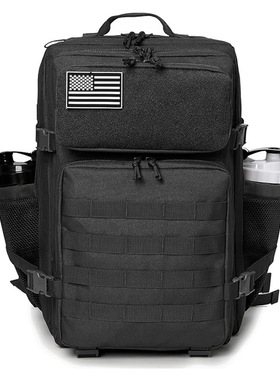 亚马逊新款战术背包户外登山旅行大双肩包迷彩露营骑行多功能背包