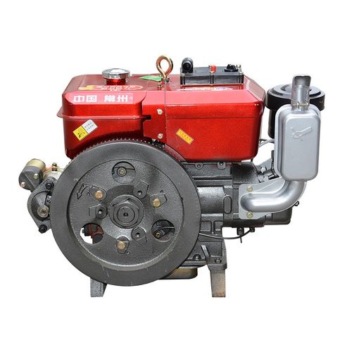 中国常州柴油机h 船用农用单缸水冷R195小型发动机12马力电启动