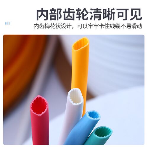 PVC机打号码管空白0.5 0.75 1 1.5 2.5 4 6平方编码线号管梅花管