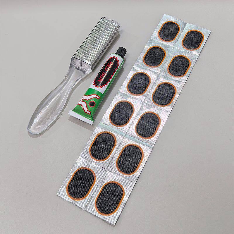 摩托自行车便携补胎工具免胶水补胎贴片内胎修补补丁骑行维修配件