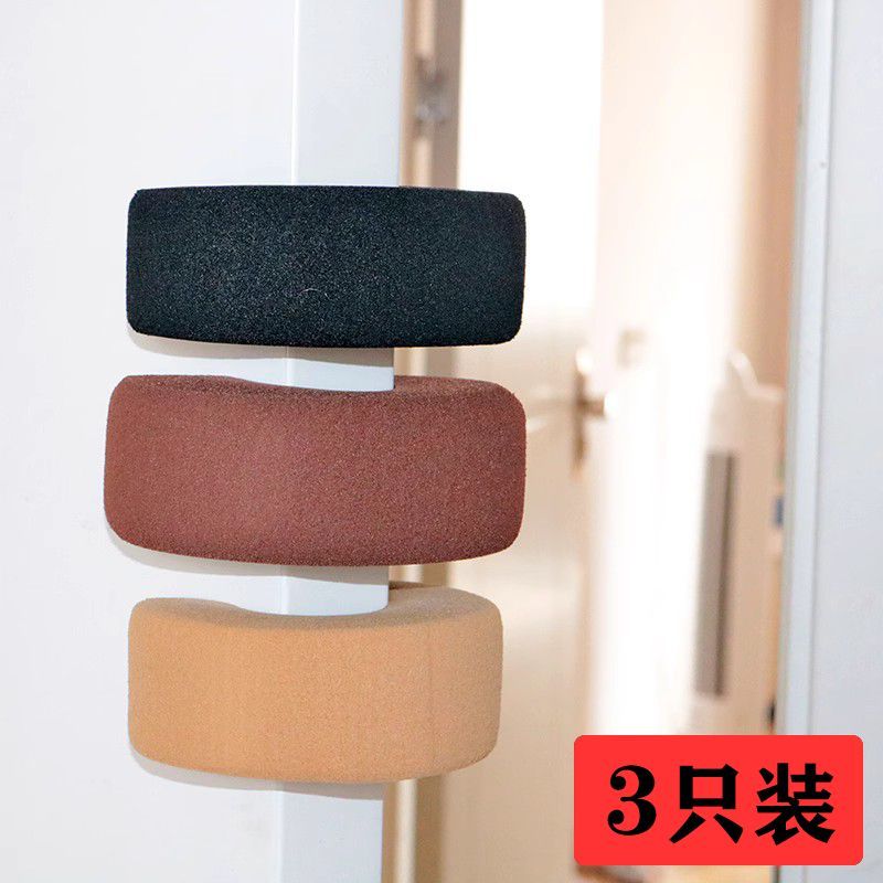 推拉房门宝宝防关门安全门塞婴儿门缝防护儿童静音防夹手门挡