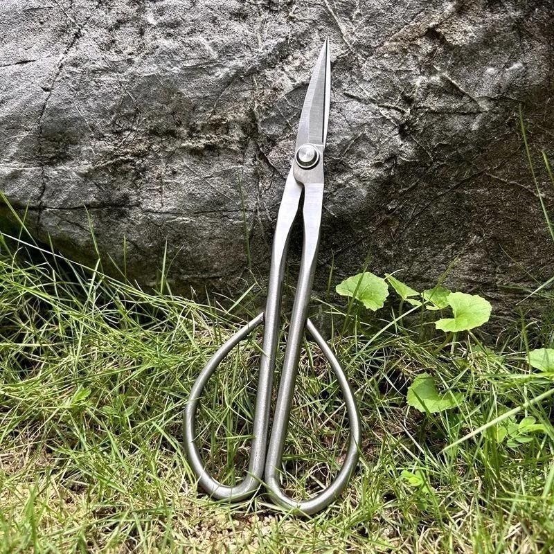不锈钢园艺叶芽花艺剪刀插花造型盆景枝叶专用小枝修剪修枝剪加厚