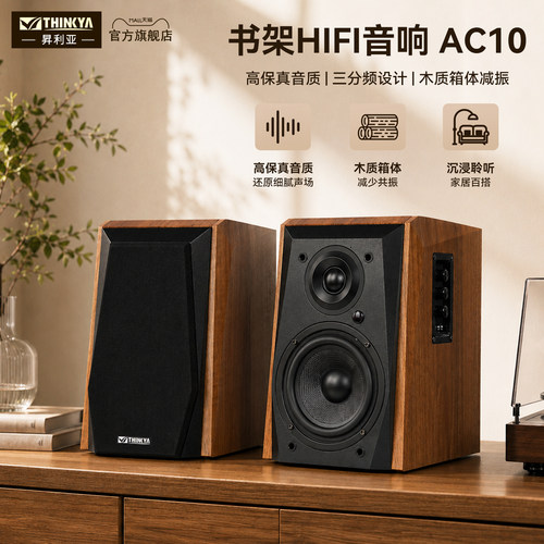 THINKYAAC10有源音箱书架音响