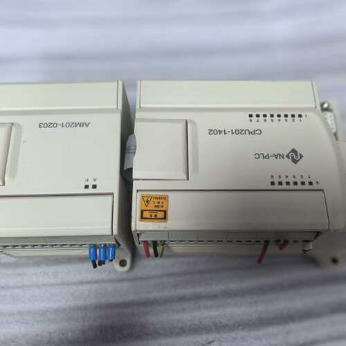 可维修PLC一套，CPU201-1402主控+AIM201