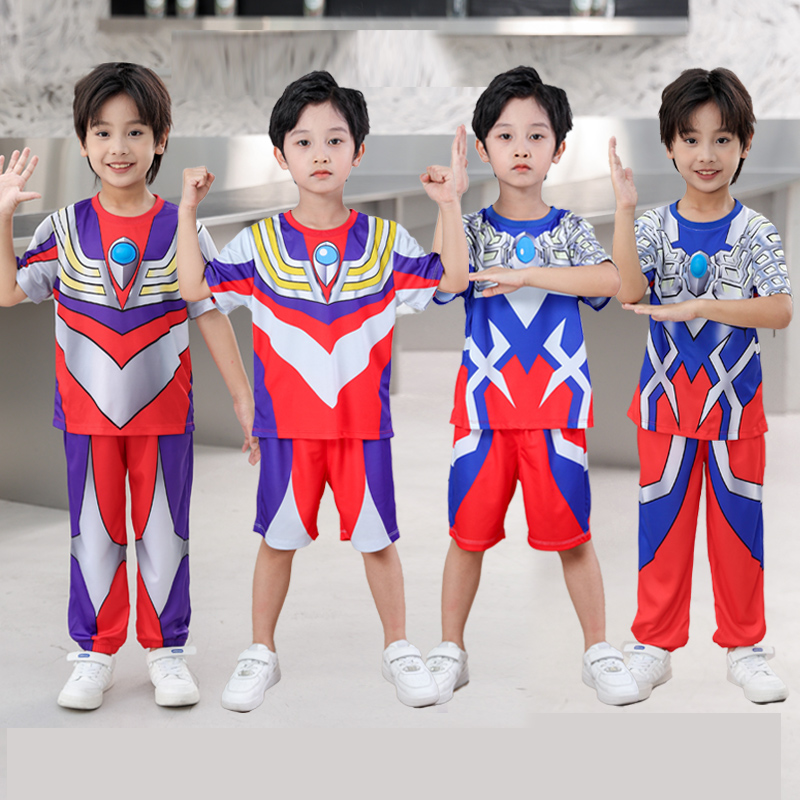 奥特曼衣服夏装男童短袖T恤