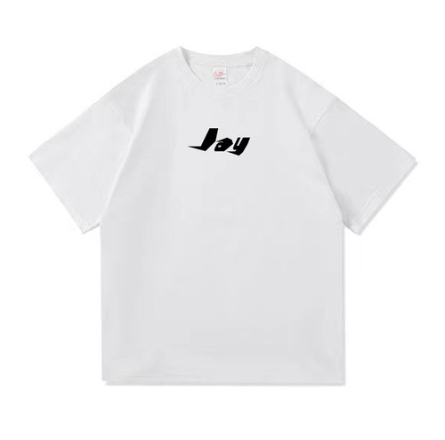 jay周杰伦简约大码应援服短袖