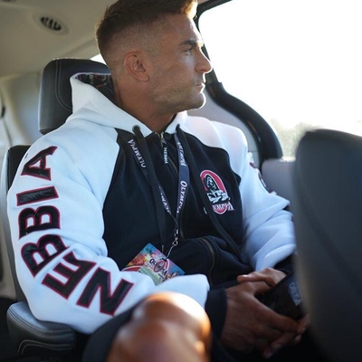 23款健美奥赛连帽卫衣拉链宽松运动服PRO限定同款克里斯外套健身