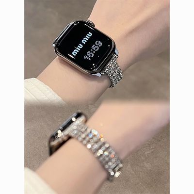 适用华为fit4/4pro四排钻满天星表带华为手表watchFit四代夏天女