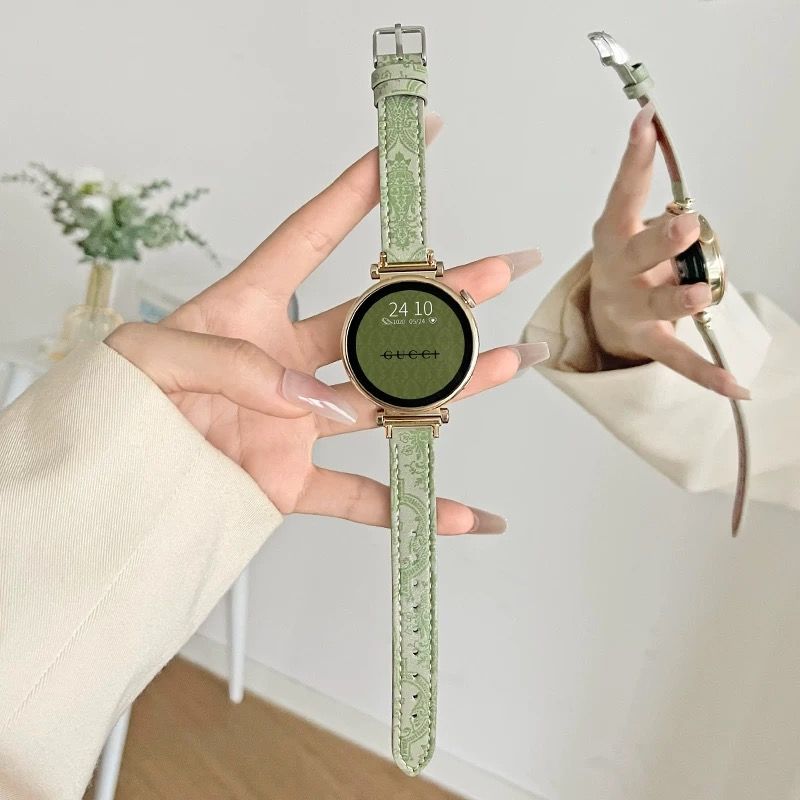 适用华为watchgt4表带皮质针扣gt2/gt3pro手表复古高级女腕带20mm
