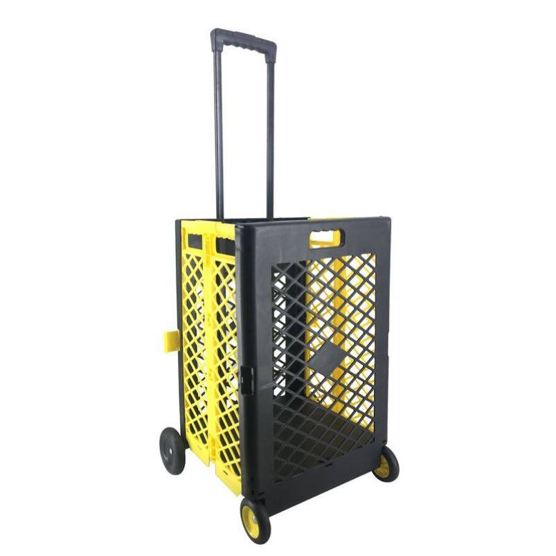 折叠网格车超市拉车家用网红收纳箱买 菜车摆滩车购物车折叠小拉,收纳整理,其他收纳篮,淘宝优惠券,粉丝福利购,淘宝优惠卷