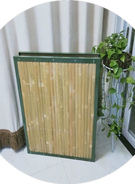 折叠床陪护床工地床家用床双人竹板床单人床午休床竹条床单人