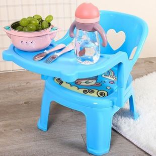 儿童靠背椅餐椅叫叫椅塑料靠背椅子加厚宝宝小凳子叫叫椅子吃饭凳