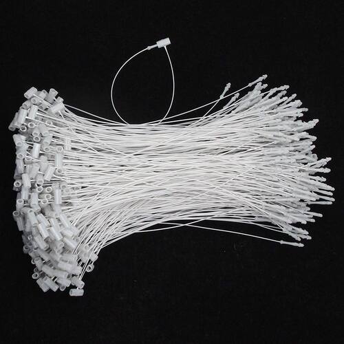 子母扣吊牌线塑料扣吊牌线绳高档可再生吊牌挂绳标签绳线塑料穿针