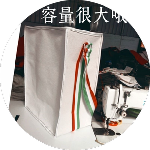 加厚白帆布工具包桶包建筑工程买菜钓鱼包旅行包水电工木工劳保