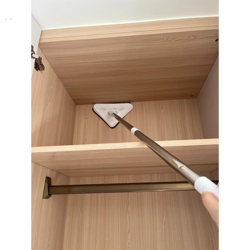 三角拖把擦柜子擦玻璃神器打扫天花板灰尘清洁家用擦窗户小拖把