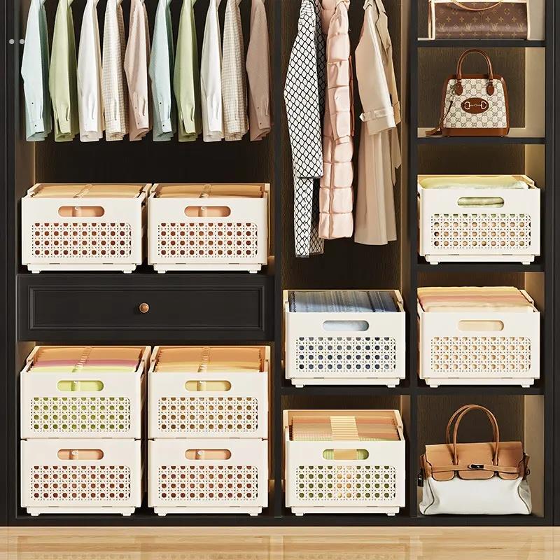 伸缩左右收纳盒直角加长衣柜收纳篮橱柜厨房整理储物盒拉篮收纳筐