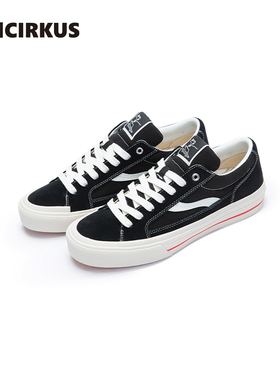 oddCIRKUS ASTLEY NEON 经典黑色滑板鞋运动户外日系街头板鞋男女