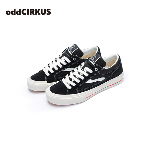 oddCIRKUS经典黑色滑板鞋23SS