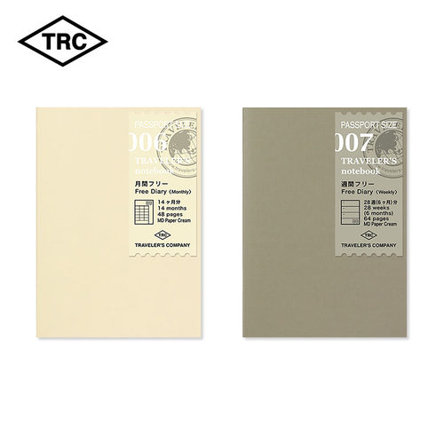 日本TRCTN手帐日期内芯文艺青年