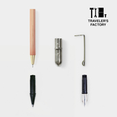 PRODUCT黄铜笔专属配件笔尖笔杆笔夹链接零部件宝珠笔钢笔铅笔圆珠笔 BRASS 天猫旗舰店限定 日本TRC官方