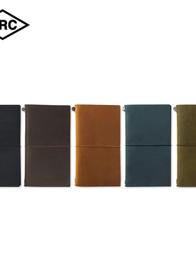日本TRC原装 TN手帐本标准护照型手帐牛皮笔记本手账TRAVELER'S notebook系列笔记本搭配旅行手账贴纸本书皮