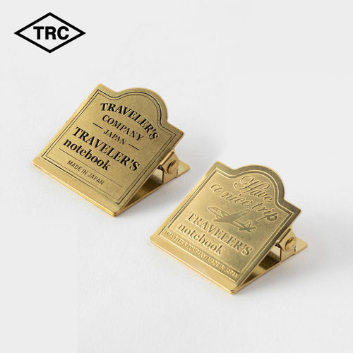 日本TRC复古金属黄铜夹子