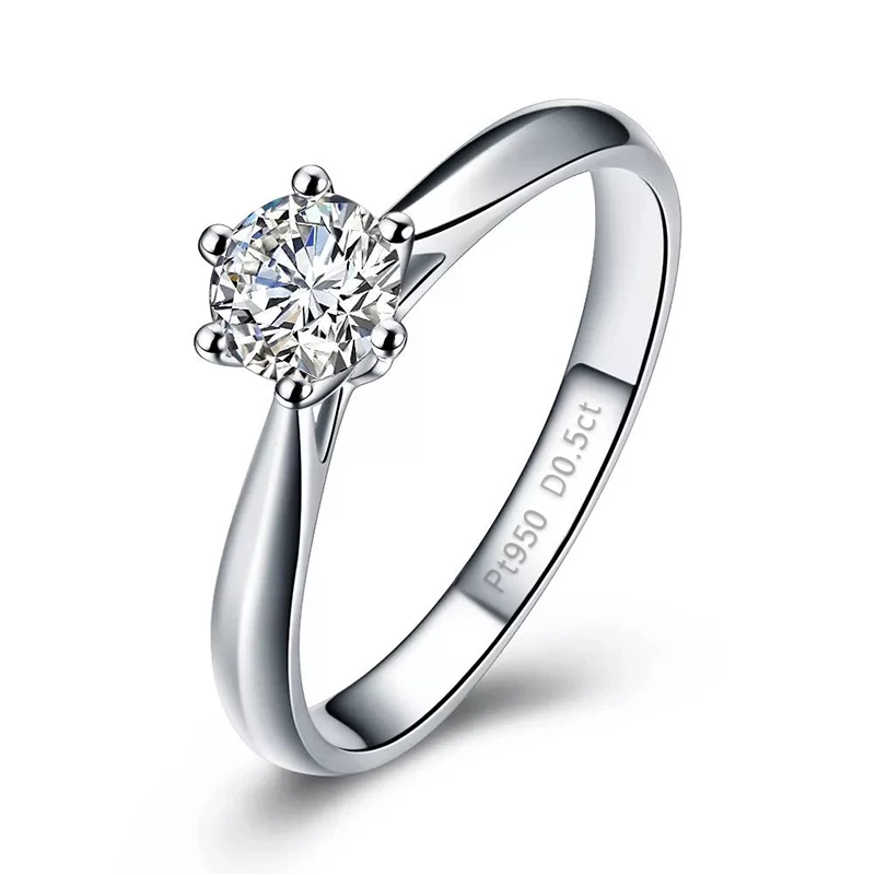 Wedding ring, 1 carat, for beloved, Birthday gift