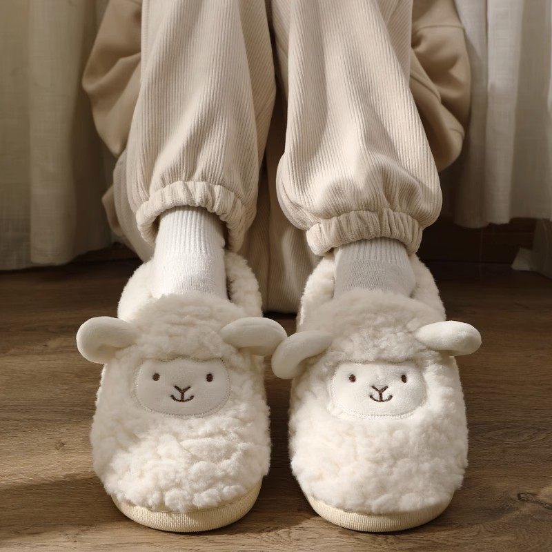 棉拖鞋女秋冬季可爱2023