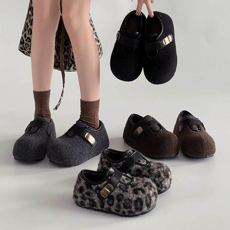 厚底内增高加绒勃肯鞋女2025秋冬新款玛丽珍雪地靴毛毛晚晚棉鞋子,女鞋,勃肯鞋/软木鞋,淘宝优惠券,粉丝福利购,淘宝优惠卷