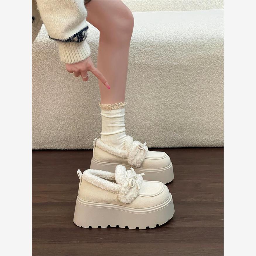 加绒玛丽珍单鞋女款2025