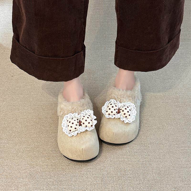 花边内增高勃肯鞋2025冬