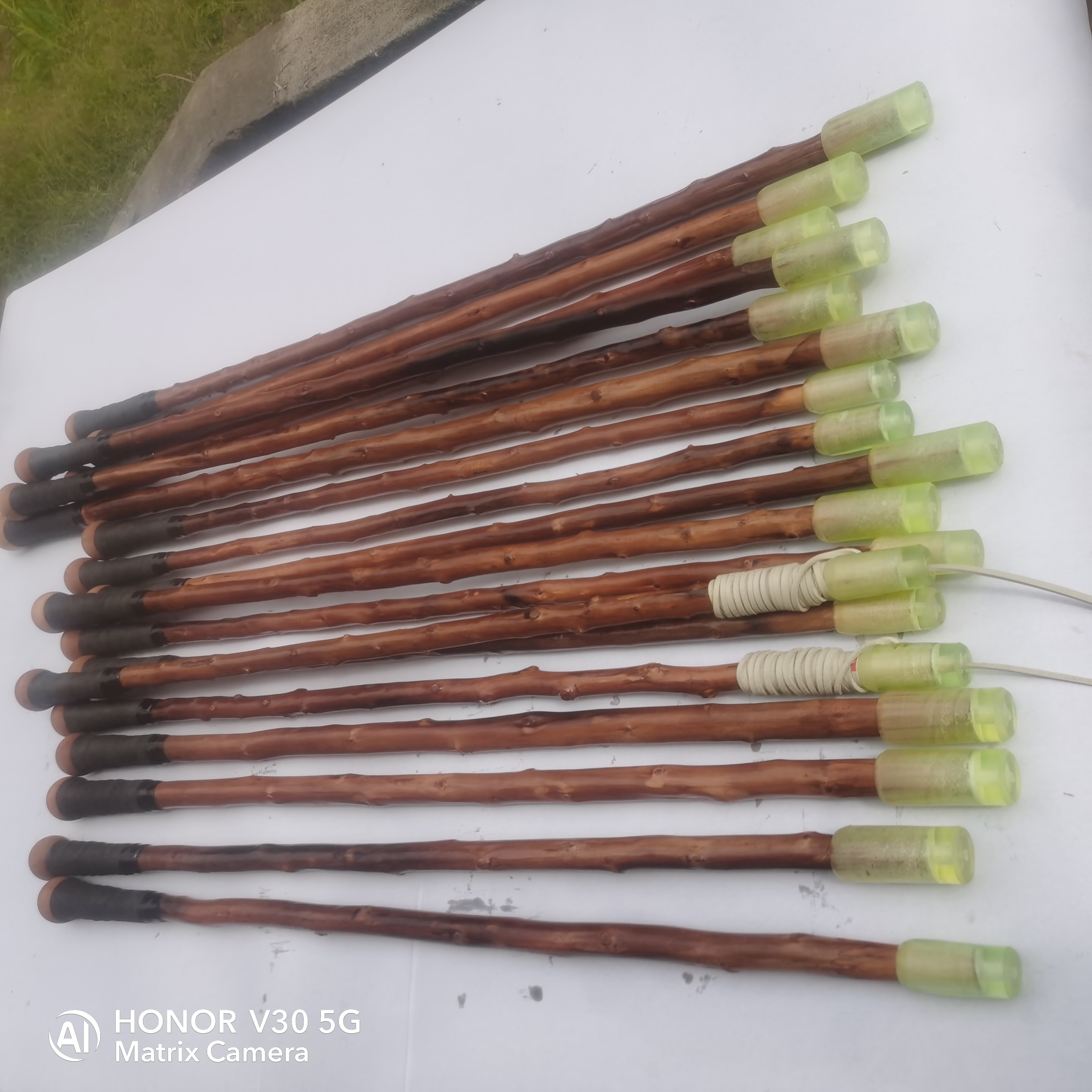 贵州红子木陀螺鞭杆 拐杖 登山杖 鞭棍 陀螺杆子