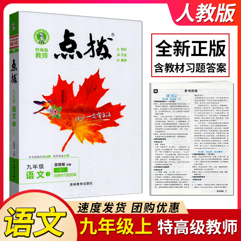 九年级上册特高级教师点拨