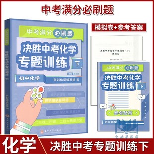 2023版中考满分必刷题决胜中考化学专题训练下通用版初中中考化学复习真题强化训练专题突破练习化学解题方法与技巧全解析训练