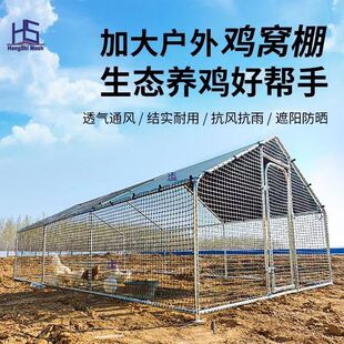 养鸡笼子家用室外大号防雨鸡舍搭建户外养鸡棚特大型兔子笼子专用