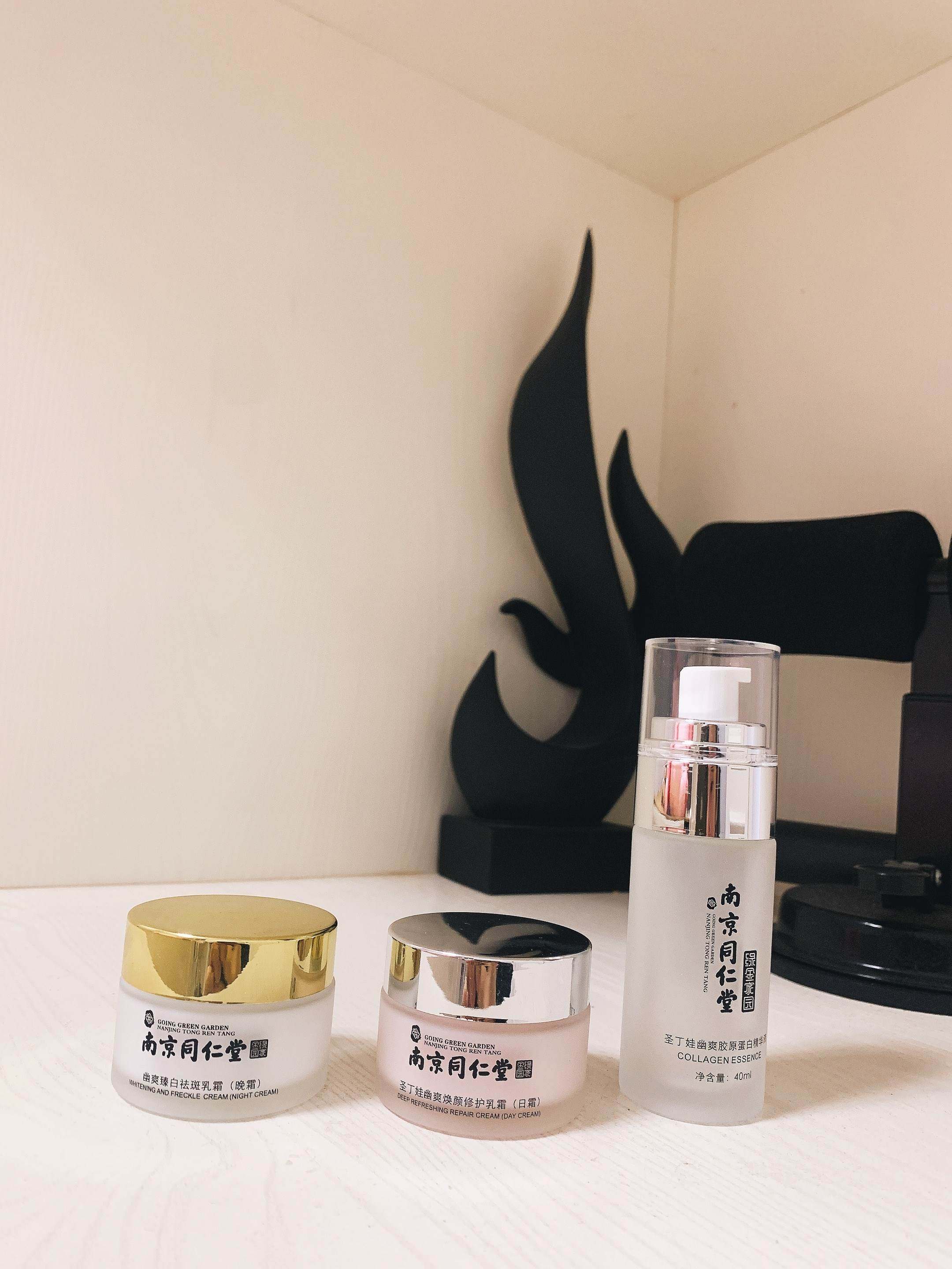 正品同仁堂祛斑霜祛黄褐斑雀斑老年斑晒斑去班淡化色斑美白神器