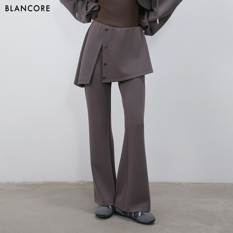 【设计师品牌BLANCORE】2026春新品微喇弹力屁帘长裤