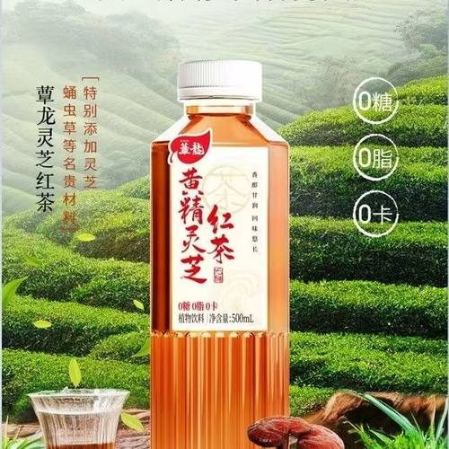 蕈龙乌龙茉莉花茶红茶饮品500ml