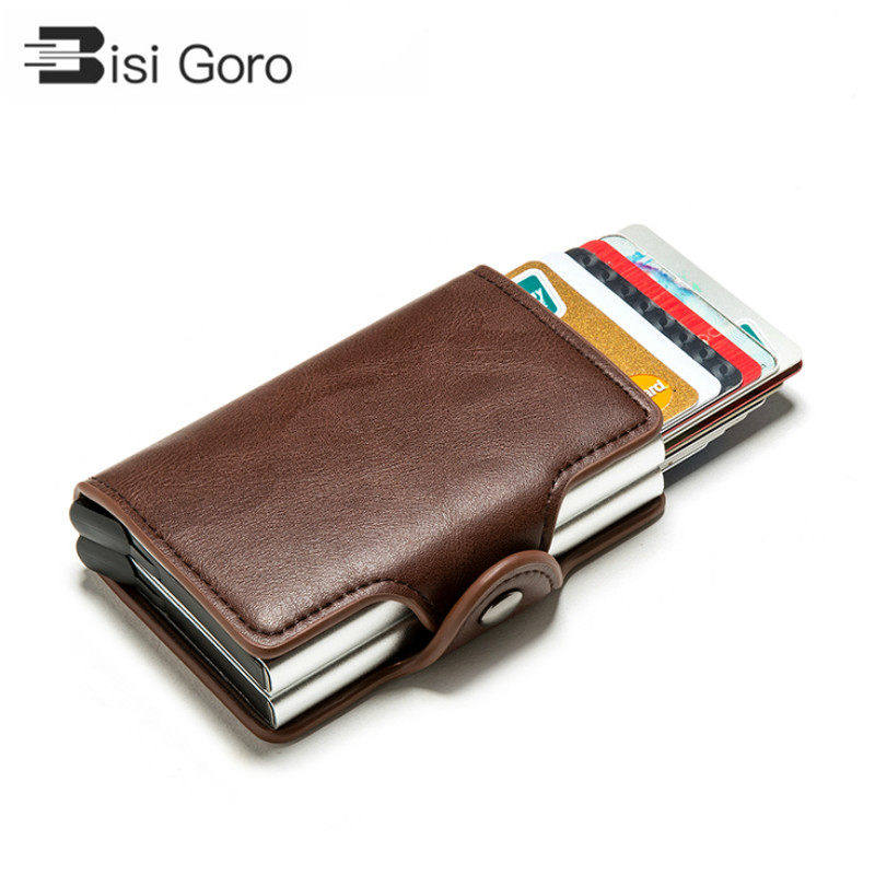 BISI GORO  Smart Wallet Double Boxes Card Holder High