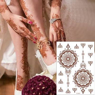 Temporary Tattoo Stickers Lace Pattern Fake Tattoos Sexy